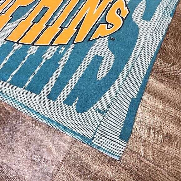 Vintage 90s 1994 Miami Dolphins AOP Banned Logo Large USA  Magic Johnson - Picture 5 of 16